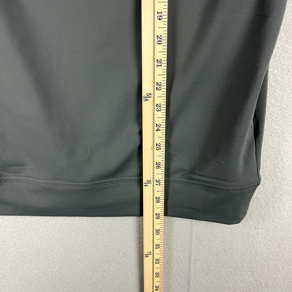 Peter Millar Galway Stretch Loop Terry Quarter Zip Vest Mens Large Gray Logo NWT - Picture 11 of 16